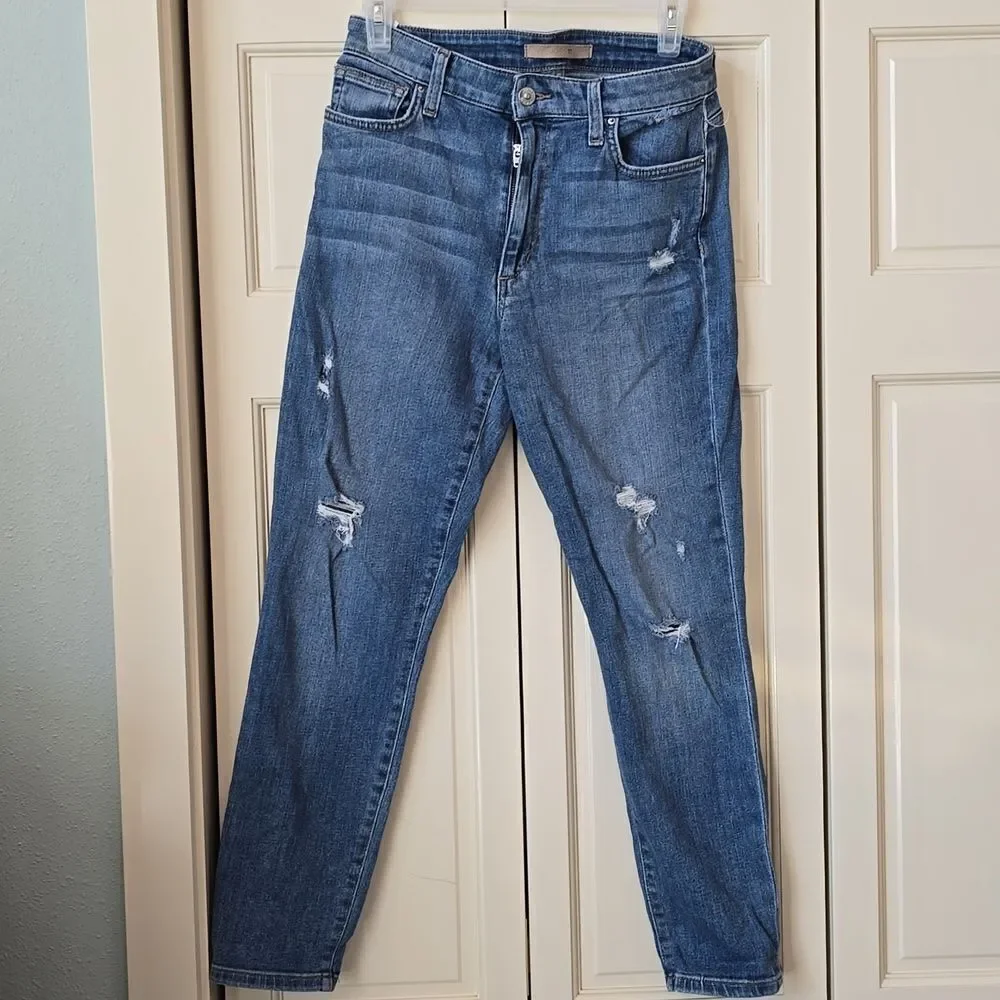 Joe's High Rise Crop JEANS! Distressed, Size 27, GREAT COND!